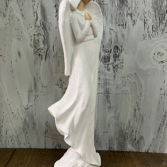 Elegant White Angel Figurine - Picture 3 of 7